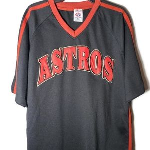 Vintage True Fan MLB Houston Astros Men's Embroidered Jersey Size XL Black / Red